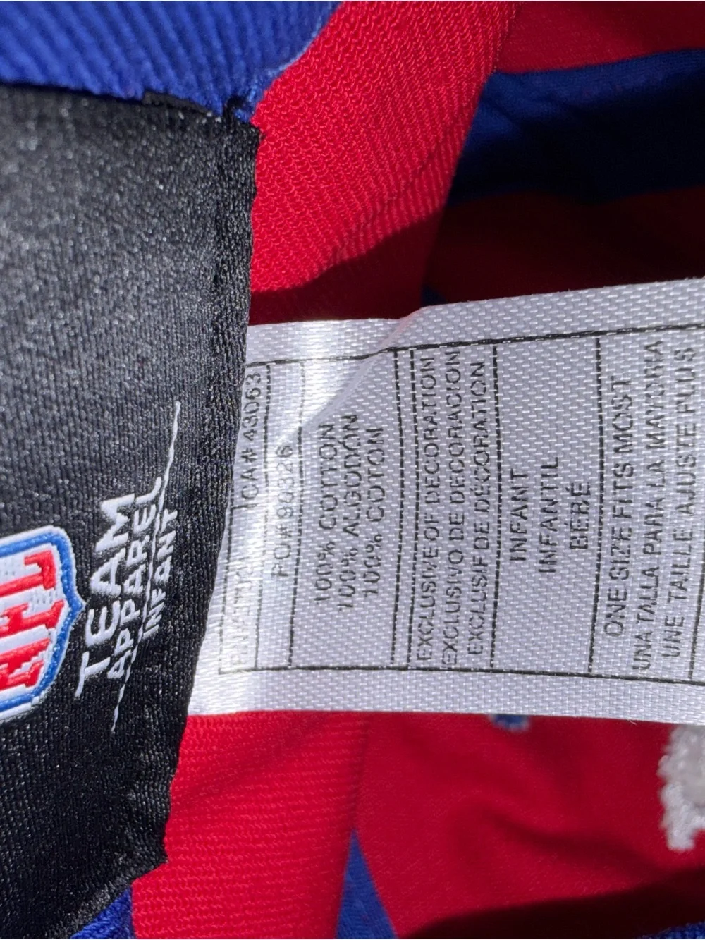 NFL My First NY Cap Red and Blue Infant Hat